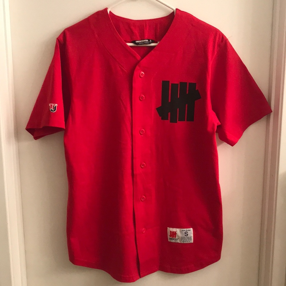 Rareeeeee UNDFTD Red Baseball Jersey💕💕💕💕💕💕💕